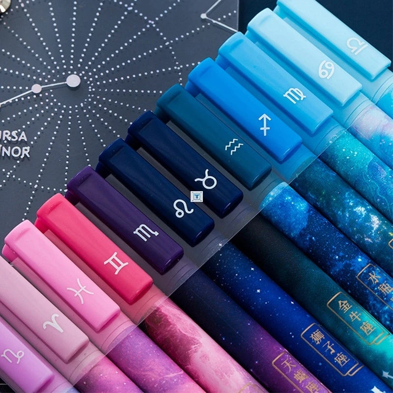 1PC Kawaii Pig Bear Cat Mouse Erasable Gel Pen School Office Supplies Stationery Gift 0.35mm Blue Black Ink