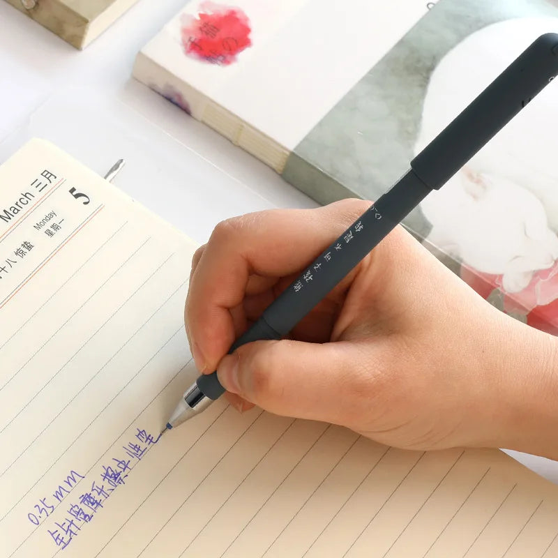 1PC Kawaii Pig Bear Cat Mouse Erasable Gel Pen School Office Supplies Stationery Gift 0.35mm Blue Black Ink