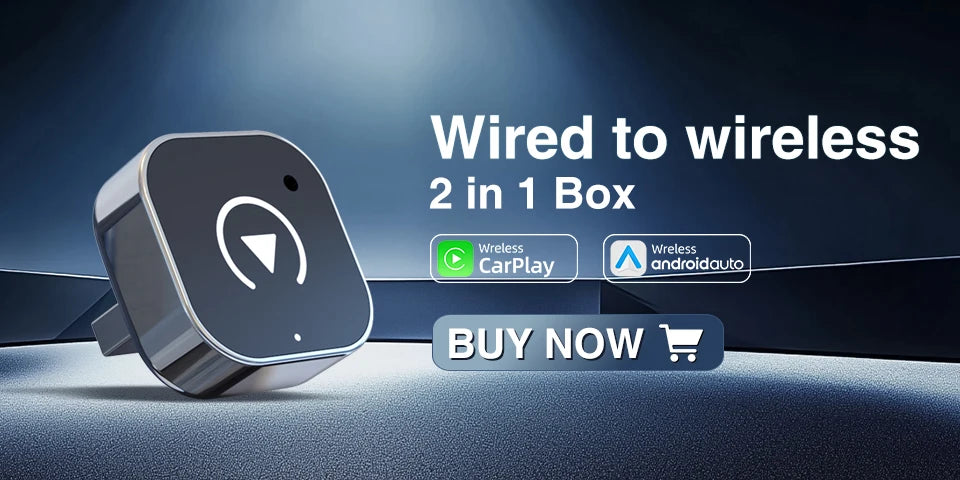 Wireless Mini CarPlay Adapter for VW Toyota Audi for OEM Wired to Wireless CarPlay Android Auto Type-C USB Plug and Play Dongle