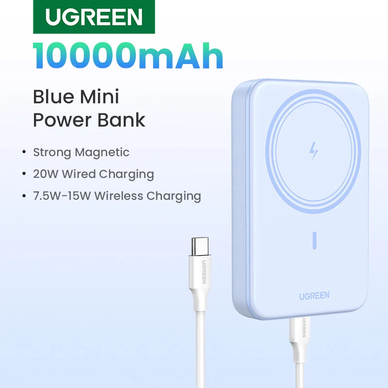 UGREEN PD20W Power Bank Magnetic 10000mAh Portable Wireless Fast Charging PowerBank for Magsafe for iPhone 17 15 Pro Max 16 Pro