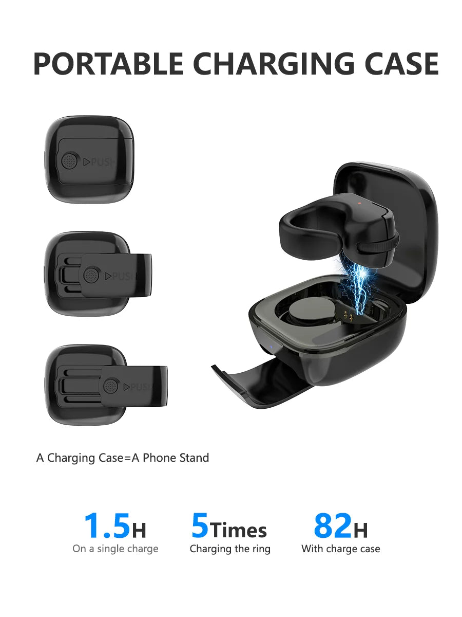 Ring Mouse Bluetooth 2.4g Dual-Mode Wide Rechargeable Mini Light Weight Compatible Remote Control Short Video Speech Selfie Scan