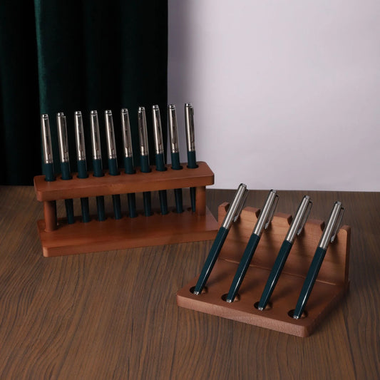 Walnut Wood Multifunction Desk Organizer & Phone Stand