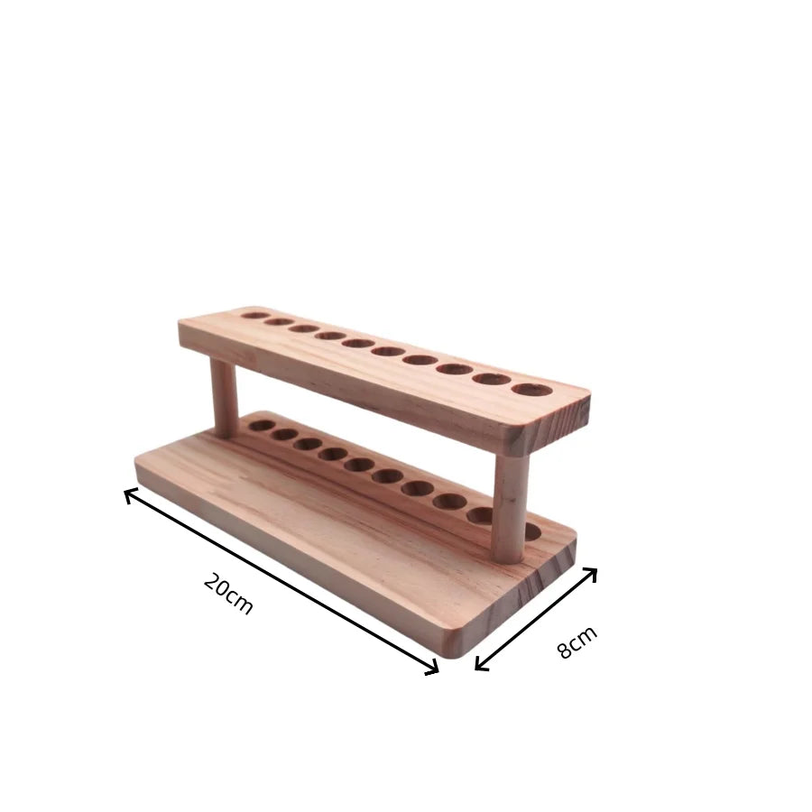 Walnut Wood Multifunction Desk Organizer & Phone Stand