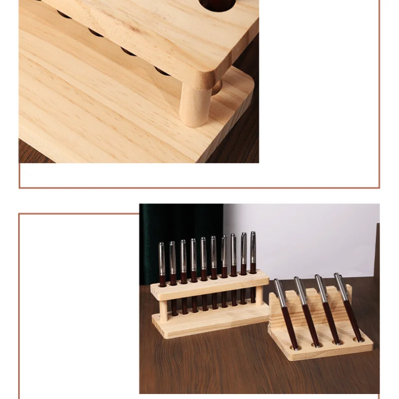 Walnut Wood Multifunction Desk Organizer & Phone Stand
