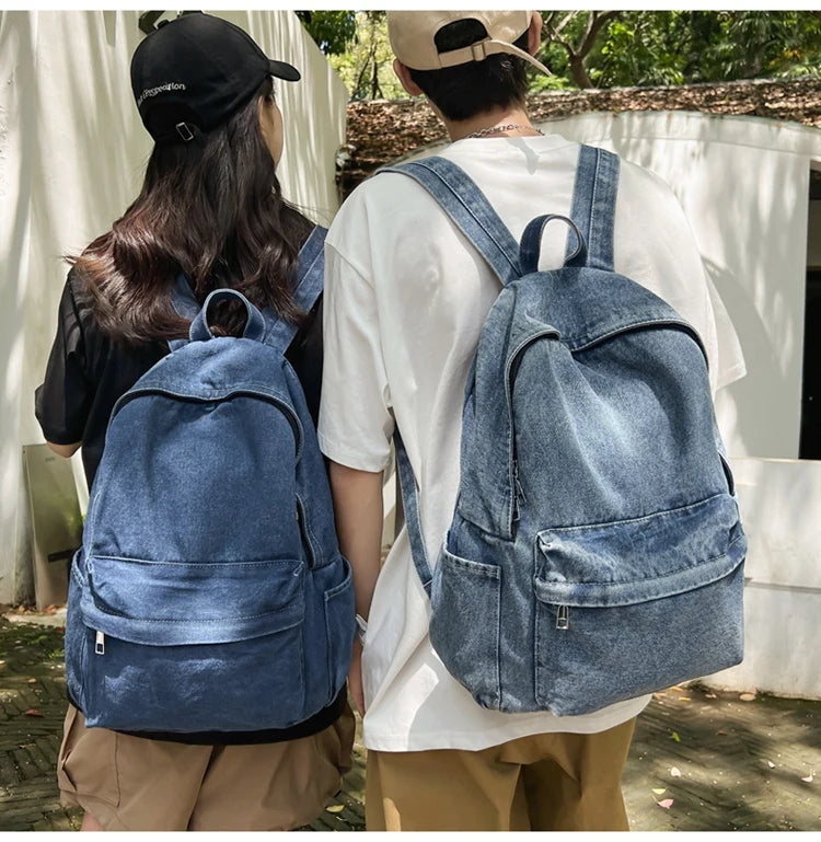 Trendy Casual ex Bapa 2024 New Sle INS Quali Forest System Girl Bapa Student Bookbag Soft Canvas Large Size