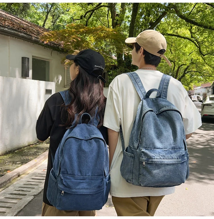 Trendy Casual ex Bapa 2024 New Sle INS Quali Forest System Girl Bapa Student Bookbag Soft Canvas Large Size