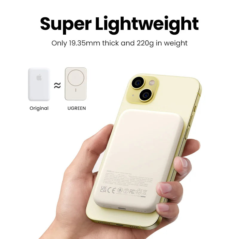 UGREEN PD20W Power Bank Magnetic 10000mAh Portable Wireless Fast Charging PowerBank for Magsafe for iPhone 17 15 Pro Max 16 Pro