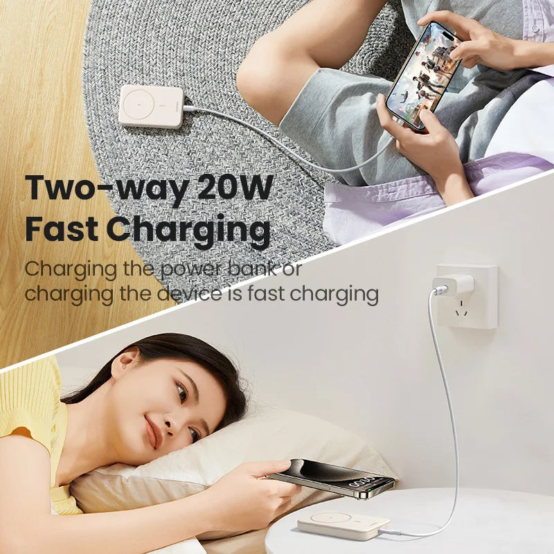 UGREEN PD20W Power Bank Magnetic 10000mAh Portable Wireless Fast Charging PowerBank for Magsafe for iPhone 17 15 Pro Max 16 Pro