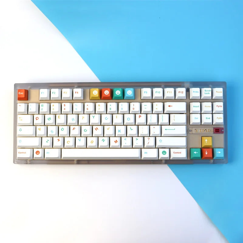 162 Keys Cool Kids Keycaps Cherry Profile PBT Dye Sublimation Mechanical Keyboard Keycap For MX Switch 60/61/64/68/87/980/104